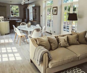 Haresfield 3 Seater Sofa In Fisher Ivory