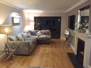 Hambledon LHF Combi Unit in J L Brown Modena Velvet III 13928 Smoke