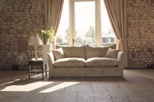 Weybourne Sofa in Floreale Linen Natural