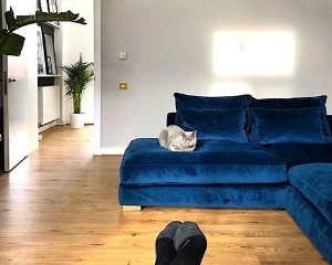 Wadenhoe Corner Unit in Lumino Midnight