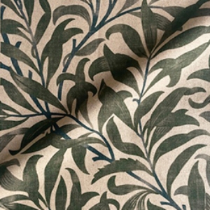 V&A Drawn From Nature - Willow Bough Large: Dark Green