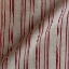 Fabric Hovingham Woven Linen Stripe: Red