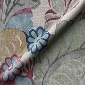 Floral Linen: Carcassonne Laurel