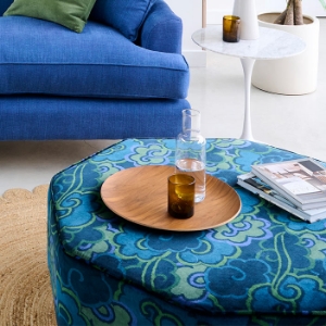 Threepenny Bit Footstool