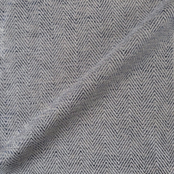 Fabric Whernside Herringbone: Delphinium