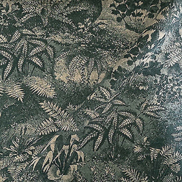 Fabric RHS Botanicals - Ferns Toile: Teal