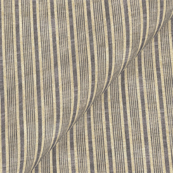 Exclusive Fabric Etta's Stripe: Steel