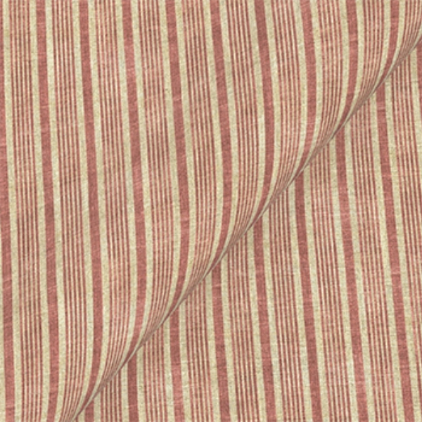 Exclusive Fabric Etta's Stripe: Cardinal
