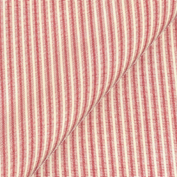 Exclusive Fabric Stockport Velvet Stripe: Raspberry
