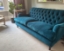 Customer Photos; Chiddingfold 3 Seater Sofa in Aqua Clean Velvet Petrol