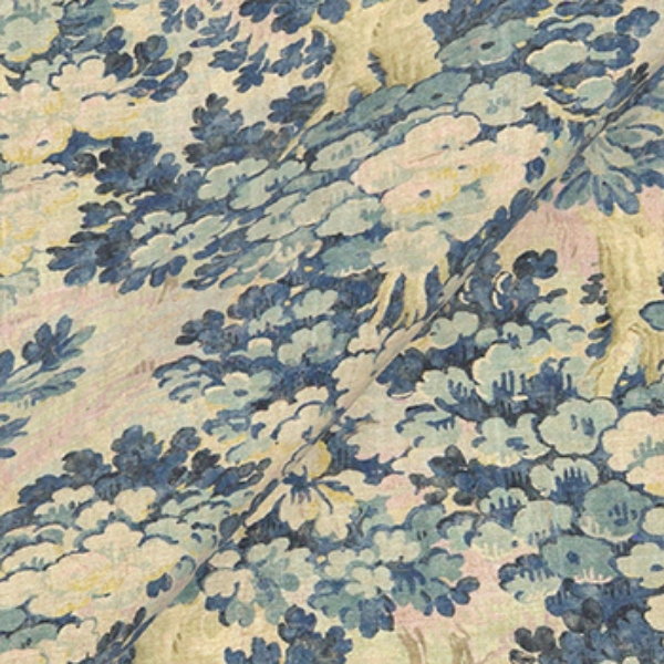 Fabric Floral Linen: Sylvan Midnight