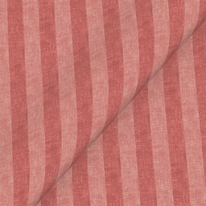 Furrow Stripe Narrow: Tuscan Red