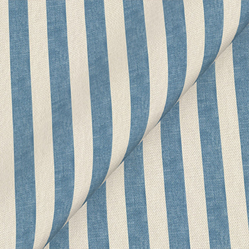 Exclusive Fabric Horizon Stripe Narrow: Azure