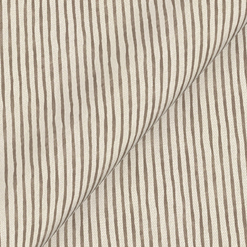 Exclusive Fabric Gully Stripe: Khaki