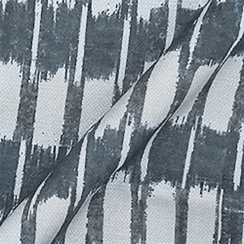 Spill Resistant V&A Ikat: Midnight Blue