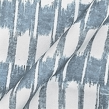 Spill Resistant V&A Ikat: Morning Blue