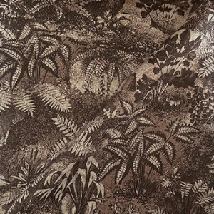 Spill Resistant RHS Ferns Toile: Bark