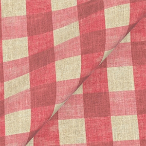 Spill Resistant Sussex Gingham Large: Cardinal