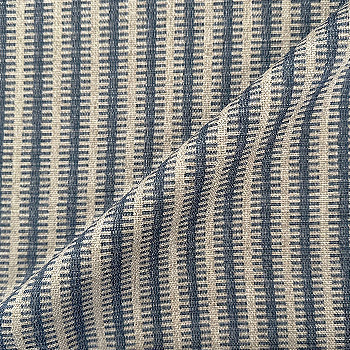 Spill Resistant Stockport Stripe: Denim