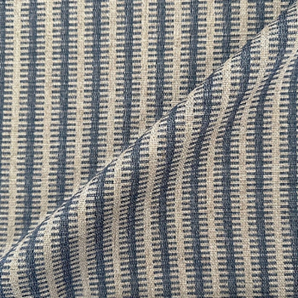 Spill Resistant Stockport Stripe: Denim