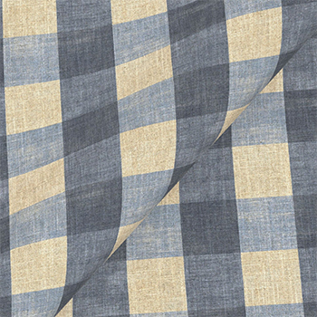 Spill Resistant Sussex Gingham Large: Ink