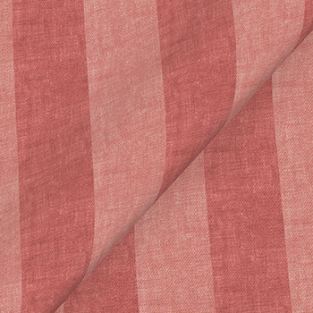 Spill Resistant Furrow Stripe Broad: Tuscan Red