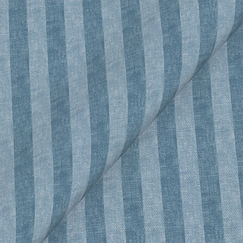 Spill Resistant Furrow Stripe Narrow: Azure