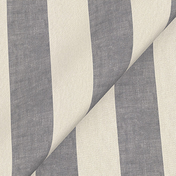 Spill Resistant Horizon Stripe Broad: Seal Grey
