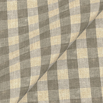 Spill Resistant Sussex Gingham Small: Bark