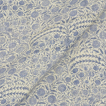 Spill Resistant V&A Mughal Arbour: Denim