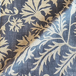 Spill Resistant RHS Gertrude Jekyll Meadow Flower Reversed: Navy