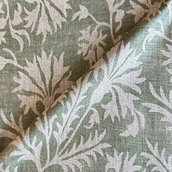 Spill Resistant RHS Gertrude Jekyll Meadow Flower Reversed: Olive