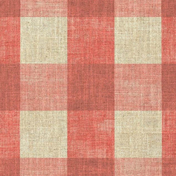 Sussex Gingham Large: Brick
