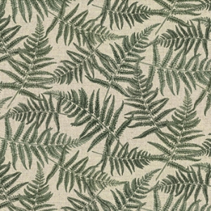 Spill Resistant Frond All Over: Forest Green