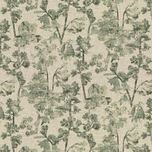 Spill Resistant Woodland Flora: Forest Green
