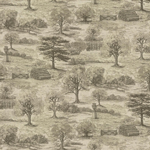 Spill Resistant Woodland Toile: Bark