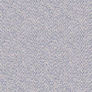 Roxburgh Herringbone: Blue Basil