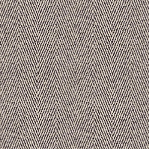 Roxburgh Herringbone: Black Mustard
