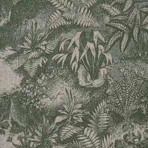 Spill Resistant RHS Ferns Toile: Spring Green