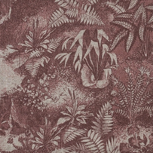 Spill Resistant RHS Ferns Toile: Terracotta