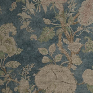Floral Linen: Tryst Marine