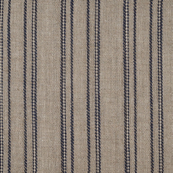 Hovingham Woven Linen Stripe: Blue