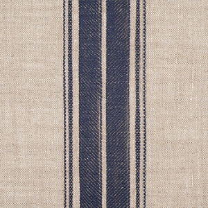 Ganton Woven Linen Stripe: Blue