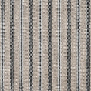 Cloth 18 Stripe Ticking: Bible Black