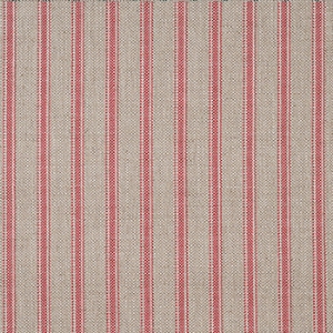 Cloth 18 Stripe Ticking: Cranberry