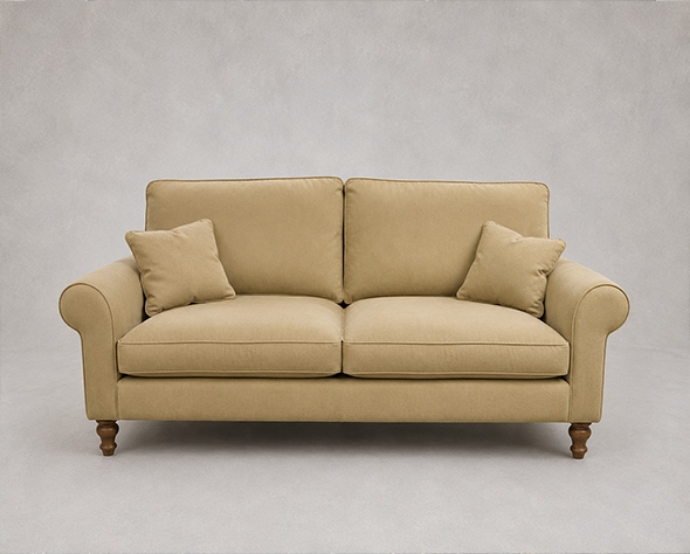 Outlet West Sussex: Waverley 4 seater sofa in Classic Herringbone Straw