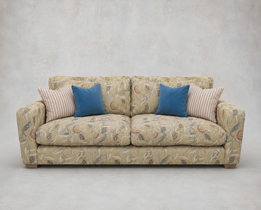 Outlet Edinburgh: Stockbridge 4 Seater in RHS Botanicals Mark Catesby Grosbeak Corn