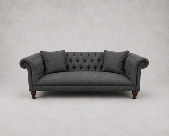 Outlet West Sussex: Arncliffe 3 seater sofa in Warwick Keylargo Anthracite