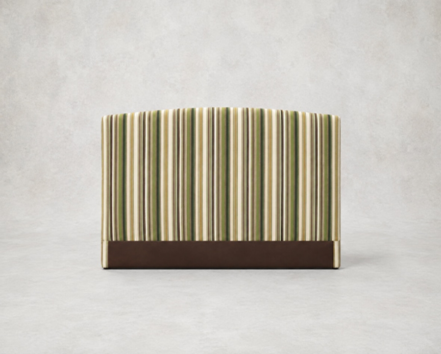 Outlet West Sussex: Brick Lane king headboard in Richard Smith Madeaux Jajim 04 Heather