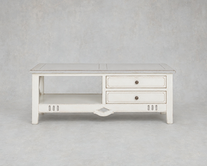 Outlet Kielder rectangular coffee table in Cherry wood